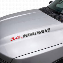 5.4L Custom V8 Motorkap Vinylstickers voor Musclecar F250/350 Expedition_9