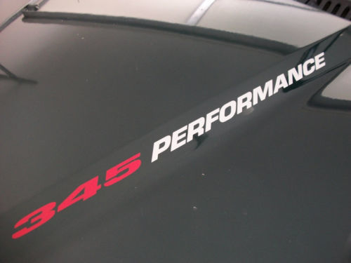 345 PERFORMANCE (paar) Dodge Ram Charger Magnum Hemi sticker emblemen embleem V8