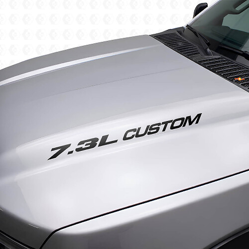 Nieuwe 7.3L POWERSTROKE Hood sticker embleem stijl sticker Musclecar F250 F350 Turbo Diesel

