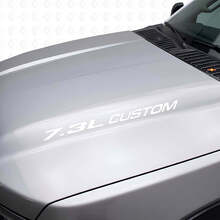 7.3L Custom motorkap vinyl decal set voor Musclecar truck F250 F350_5