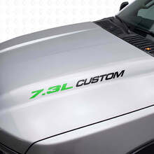 7.3L Custom motorkap vinyl decal set voor Musclecar truck F250 F350_8