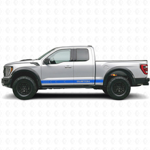 Aangepaste Zijkanten Outline Strepen Vinyl Decal Kit voor Musclecar truck_2