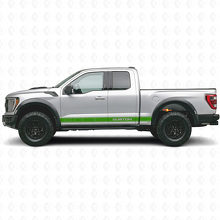 Aangepaste Zijkanten Outline Strepen Vinyl Decal Kit voor Musclecar truck_3