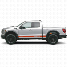 Aangepaste Zijkanten Outline Strepen Vinyl Decal Kit voor Musclecar truck_4