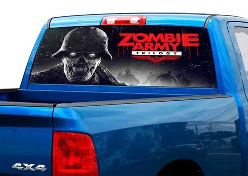 Zombie leger achterruit sticker sticker pick-up truck SUV auto