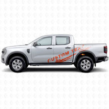 Modderspat Custom Lettering Zijvinylstickers Set voor Musclecar Ranger_4