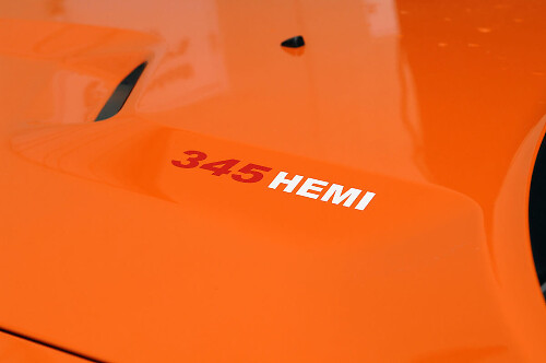 345 HEMI Vinyl Sticker voor Dodge Challenger Charger