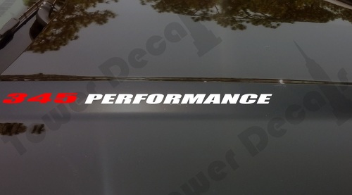 345 PERFORMANCE (3 ELK) Dodge Ram Charger Magnum Hemi sticker emblemen embleem V8 IH Scout INV