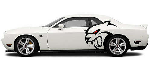 Hellcat Achterspatbord Vinyl Decal Set voor Dodge Challenger
