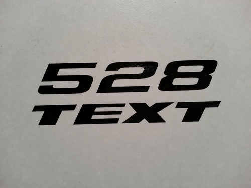 Aangepaste tekst 528 Lettering Sticker Decal voor Dodge Challenger, Charger, Chrysler Magnum en Plymouth Cuda
