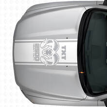 Hemi Stijl Achterkant & Motorkap Strepen Vinyl Decal Kit voor Dodge Ram 1500 2500_8