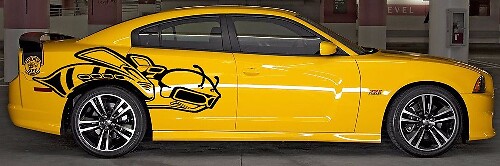 Super Bee Zij Vinyl Decal Kit voor Dodge Charger 2013-2014