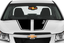 Chevrolet Chevy Cruze - Rally Racing Stripe motorkapsticker Grafische stickerkit 2