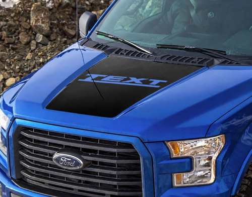 Aangepaste Tekst Motorkap Vinyl Decal Sticker voor Musclecar truck 2015-2016
