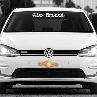 Old School Volkswagen voorruit belettering sticker sticker jetta gti vw kever