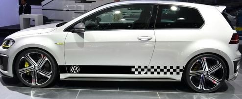 Sticker sticker strepen kit voor Volkswagen Golf Mk4 Mk5 Mk6 Mk7 Gti R32 verlagen 2