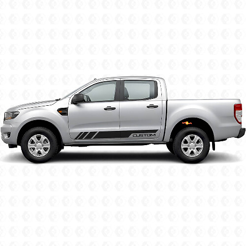 Op maat gemaakte zijkstrepen vinyl decal kit voor Musclecar Ranger T6 2011-2017