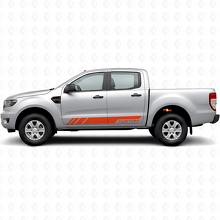 Racing Custom Zijstrepen Vinyl Stickers Kit voor Musclecar Ranger T6_4