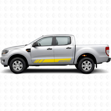 Racing Custom Zijstrepen Vinyl Stickers Kit voor Musclecar Ranger T6_5