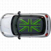 Union Jack Britse Vlag Dak Vinyl Decal Set voor MINI Cooper S JCW_3