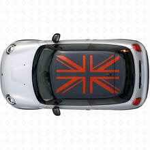 Union Jack Britse Vlag Dak Vinyl Decal Set voor MINI Cooper S JCW_4