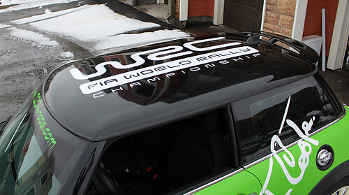 WRC Rally Race Stijl Dak Vinyl Decal Sticker voor MINI Cooper S JCW