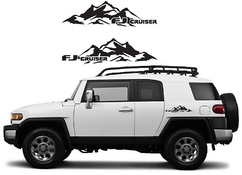 Mountain Range Zijvinylset voor Toyota FJ Cruiser