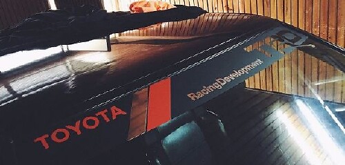 TRD-stijl voorruitbanner vinylsticker voor Toyota AE86