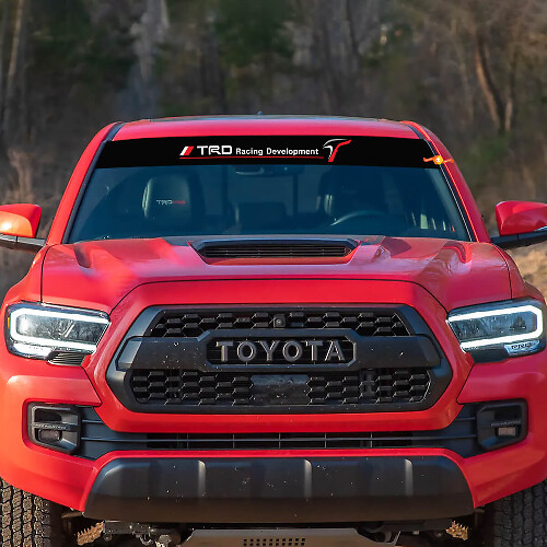 TRD-stijl Racing Development voorruitbanner Decal voor Toyota