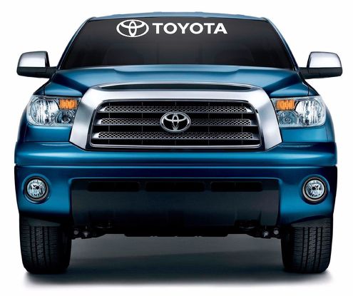 Toyota logo vinyl sticker voor de voorruit