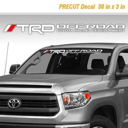 TRD Off Road Stijl Voorruitsticker voor Toyota Tacoma/Tundra