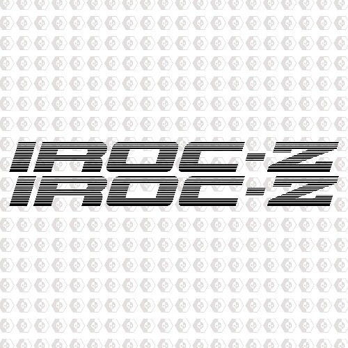IROC-Z Deurzij vinylstickerset voor Chevrolet Camaro
