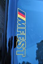 Bimmerfest MFEST bimmer fest Vinyl Stickers Decals past op e92 e36 e46 F10 F30 M3 M4 Competitie BMW
 5