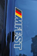 Bimmerfest MFEST bimmer fest Vinyl Stickers Decals past op e92 e36 e46 F10 F30 M3 M4 Competitie BMW
 6