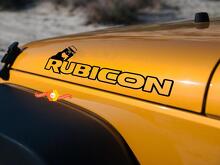 Paar hood Roll Vinyl Decals Stickers voor JEEP WRANGLER RUBICON SAHARA JK CJ TJ YJ 2