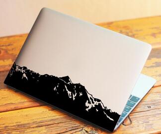 Bergen Laptop Vinyl Decal Sticker past op 13 inch MacBook Pro of aanpassen

