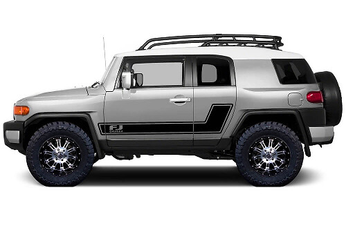 Aangepaste zijstreep decalset voor Toyota FJ Cruiser 2007-2014