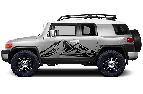 Mountain Side Vinyl Decal Kit voor Toyota FJ Cruiser 2007-14