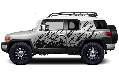 Modderspatzijvinylstickerset voor Toyota FJ Cruiser 2007-2014