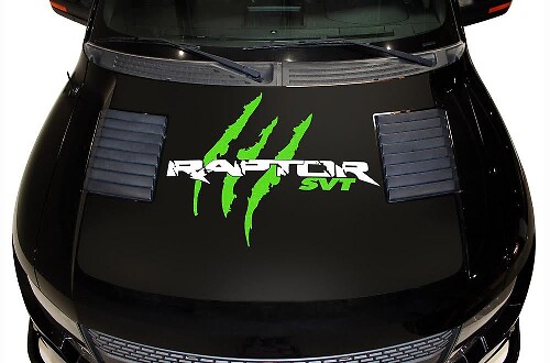 Klauw Motorkap Vinyl Decal voor Musclecar truck 2010-2014