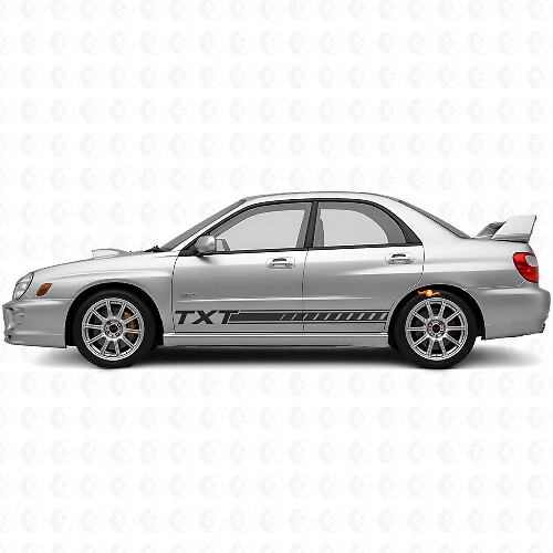 Custom strips Rocker Panel Vinyl Decal Kit voor Suba Impreza 2002-07
