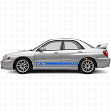Custom strips Rocker Panel Vinyl Decal Kit voor Suba Impreza 2002-07_2
