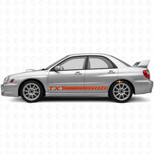 Custom strips Rocker Panel Vinyl Decal Kit voor Suba Impreza 2002-07_4