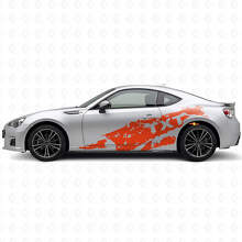 Modderspatten & Custom Tekst Zij Vinyl Decal Kit voor Suba BRZ_4