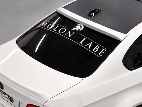 Molon Labe Kom en neem het achterruit motorkap body logo vinyl Stickers Decals 111