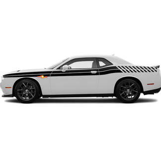 Strepen Pulse Rally Dodge Challenger Vinyl Decal Stickers
