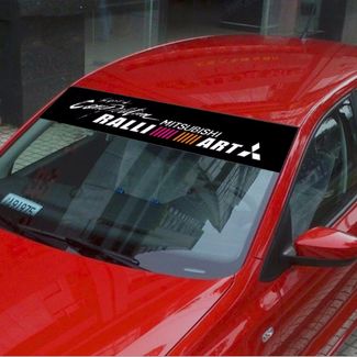 Voorruit Banner Sticker Auto Stickers voor Mitsubishi SPORTS Emblemen