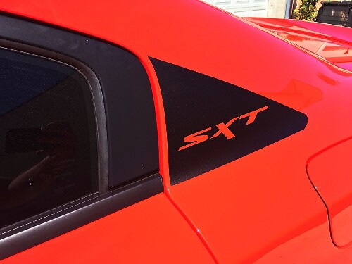 C Pilaar SXT Embleem Vinyl Decal Set voor Dodge Charger 2011-2020