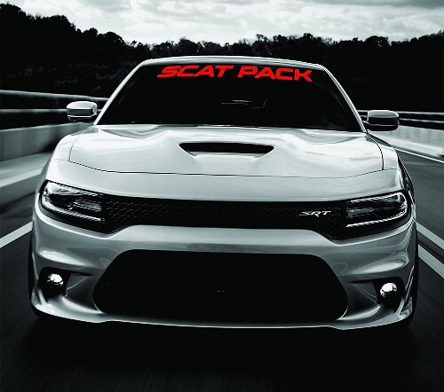 Scat Pack voorruit vinyl decal sticker voor Dodge Charger 2011-2017