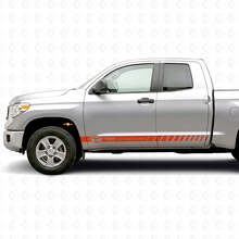 TRD-stijl zijstripes vinyl decal kit voor Toyota Tundra CrewMax 2007-2015_9